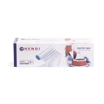 Pungi patiserie Hendi, potrivite pentru preparare calda si rece, set 100 buc., polietilena, 44,5x22 cm
