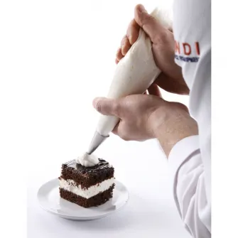 Pungi patiserie Hendi, potrivite pentru preparare calda si rece, set 100 buc., polietilena, 44,5x22 cm