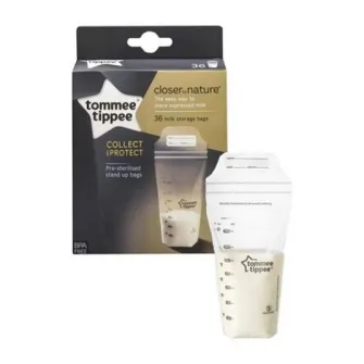 Pungi stocare lapte matern Tommee Tippee Closer to Nature, 36 buc