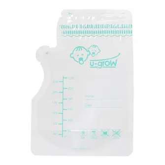 Pungi stocare lapte matern U-grow, 30 buc