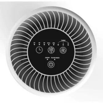 Purificator AlecoAir P15, Wi-Fi, Lampa UV, Filtru HEPA si Carbon, Ionizare, Telecomanda, Alb