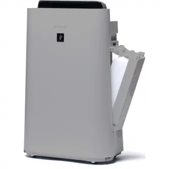 Purificator de aer cu umidificator Sharp UA-HD50E-L, 4 modele de filtrare, 4 senzori de praf, Plasmacluster Ion Technology, 38m?, alb