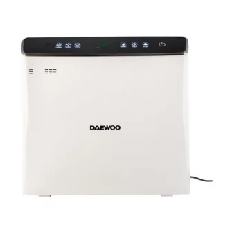 Purificator de aer si umidificator Daewoo DAP400 Wi-Fi, 75 W, 300 m3/h, filtru HEPA13, carbon activ, foto catalizator, lampa UV, rezervor apa 2.5 l, senzor inteligent, panou de comanda IMD, Anion, alarma automata, 45 dB