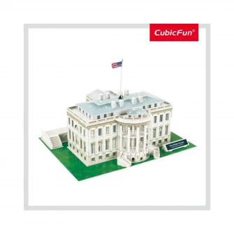 Puzzle 3D Cubic Fun - Casa Alba, 56 piese