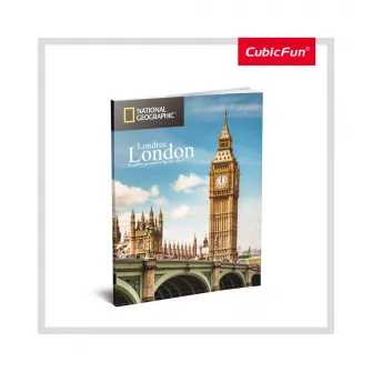 Puzzle 3D Cubic Fun - National Geographic, Big Ben, 117 piese