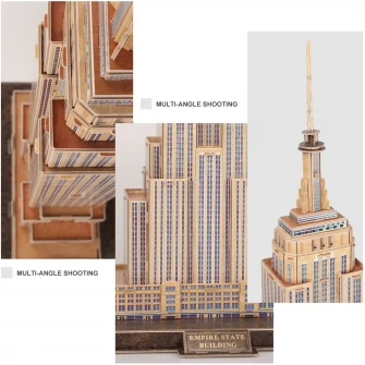 Puzzle 3D Cubic Fun - National Geographic, Empire State Building, 66 piese