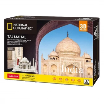 3D Cubic Fun Puzzle - National Geographic, Тадж-Махал, 87 деталей