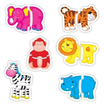 Puzzle bebelusi Galt, Duo Jungle, 12 piese