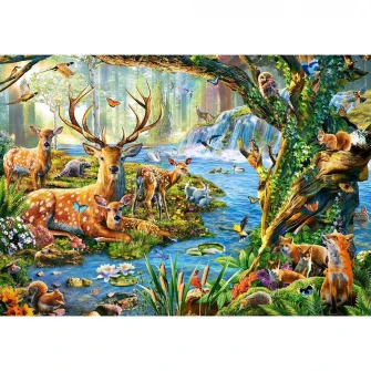 Puzzle Castorland, Viata in Padure, 500 Piese