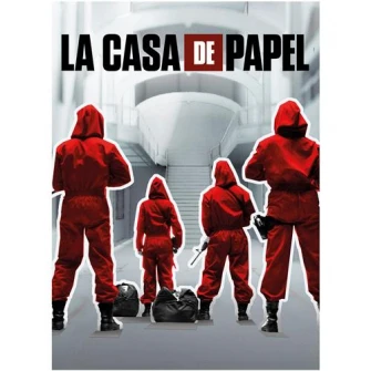 Пазл Clementoni - La Casa de Papel, Кража денег, 1000 деталей