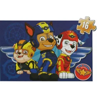 Puzzle lemn Paw Patrol 4 in 1, 12/16/20/24 piese