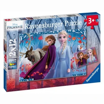 Пазл Ravensburger - Disney Frozen II, 2х12 частей