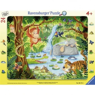 Puzzle Ravensburger - Jungla, 24 piese