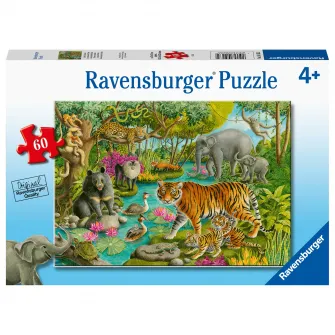 Пазл Ravensburger - Лес в Индии, 60 деталей