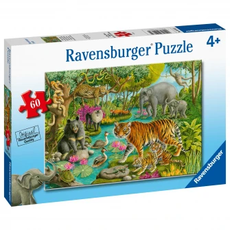 Пазл Ravensburger - Лес в Индии, 60 деталей