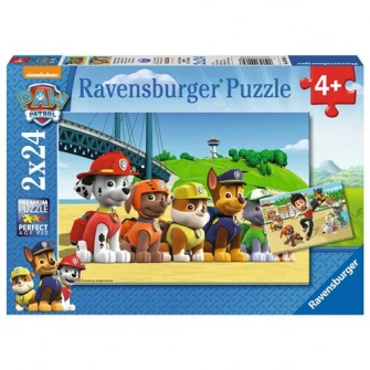 Пазл Ravensburger - Paw Patrol, 2 в 1, 2х24 детали