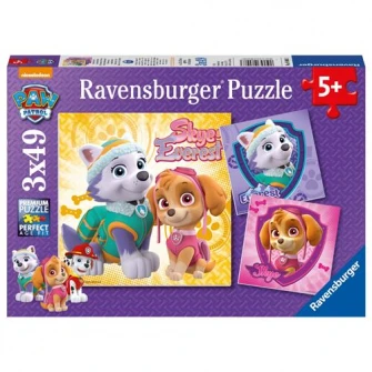 Пазл Ravensburger - Paw Patrol, 3 в 1, 3х49 деталей