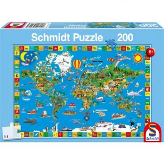 Puzzle Schmidt - Lumea minunata, 200 piese
