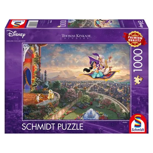 Пазл Schmidt - Thomas Kinkade: Disney - Aladdin, 1000 деталей