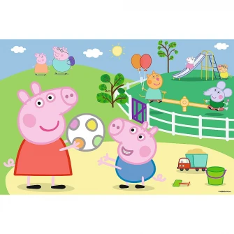 Puzzle Trefl - Peppa Pig, Distractie cu prietenii, 60 piese