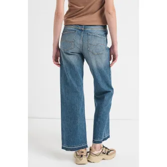 Q/S by s.Oliver, Blugi slim-fit cu croiala ampla Catie, Albastru inchis melange, 32-L30
