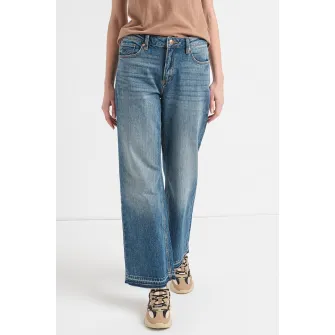 Q/S by s.Oliver, Blugi slim-fit cu croiala ampla Catie, Albastru inchis melange, 32-L30