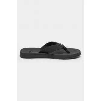 QUIKSILVER, Papuci flip-flop cu logo, Negru, 8
