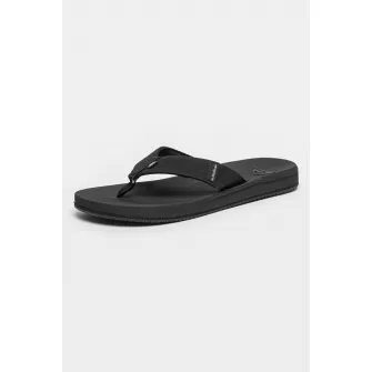 QUIKSILVER, Papuci flip-flop cu logo, Negru, 8