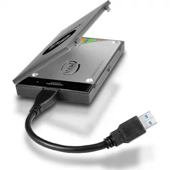 Внешний рэк Axagon ADSA-1S6, USB 3.0, совместимый 2,5-дюймовый SATA HDD/SSD, 6 Гбит/с, Черный