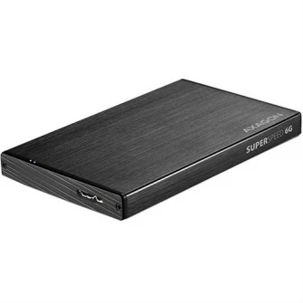 Axagon EE25-XA6 External Rack, USB 3.0, совместимость с 2,5-дюймовым жестким / твердотельным накопителем SATA, 6 Гбит / с, алюминий, черный
