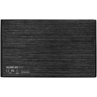 Axagon EE25-XA6 External Rack, USB 3.0, совместимость с 2,5-дюймовым жестким / твердотельным накопителем SATA, 6 Гбит / с, алюминий, черный