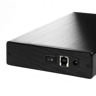 Rack extern Axagon EE35-XA3, USB 3.0, compatibil 3.5 inch SATA HDD, Aluminiu, Negru