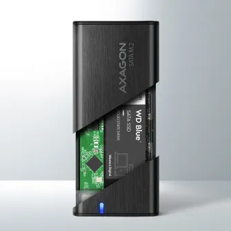 Rack extern Axagon EEM2-SBC pentru SSD M.2 la USB Type-A 3.2 gen1