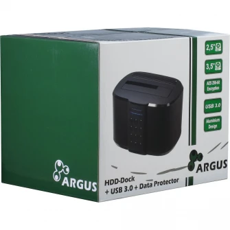 Rack extern Inter-Tech Argus GD-PDLK02 Encryption, USB 3.0