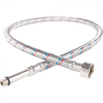 Racord flexibil Ferro, 3/8xM10x1, cu capat lung L=50cm