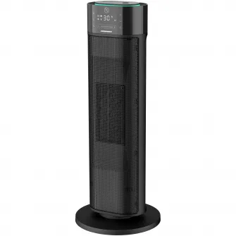 Radiator ceramic cu umidificare Heinner HCH-LH2000BK, 2000 W, Functie umidificare, Display LED, Control touch, Telecomanda, Fucntie ECO, Oprire automata, Functie Oscilare, Negru