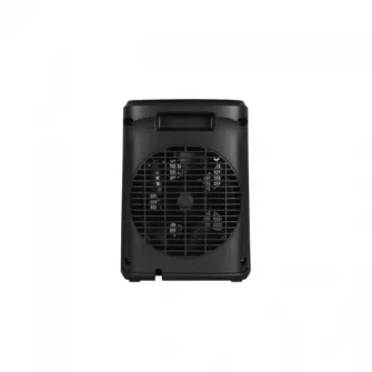 Radiator ceramic HEINNER HCH-MD20BK, 1200/2000W, Afisaj led, Control tactil, Temporizator 24h, Termostat digital, Element de incalzire PTC, Protectie impotriva rasturnarii, Protectie supraincalzire, Negru