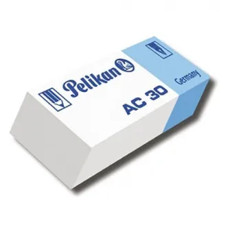 Radiera Pelikan, Ac 30 Cauciuc, Alba, 30 Bucati / Cutie