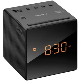 Radio cu ceas Sony ICFC1B, Negru