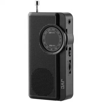 Radio portabil JVC RA-E311B, analog, negru