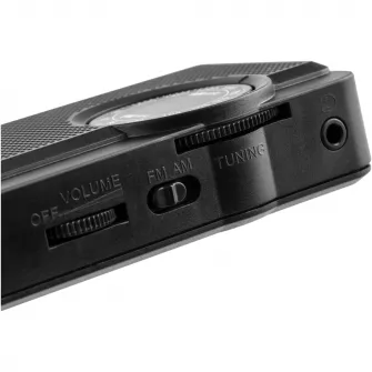 Radio portabil JVC RA-E311B, analog, negru