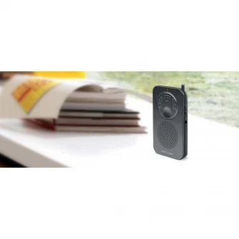 Radio portabil Muse M-01 RS, FM/MW, Boxa frontala, Negru