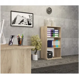 Raft office Irim Especial, 61x33,5x101,4 cm, 3 rafturi, Culoare Sonoma Arwen