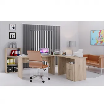 Raft office Irim Especial, 61x33,5x101,4 cm, 3 rafturi, Culoare Sonoma Arwen