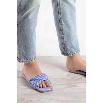 RAIDВ®, Papuci cu aspect tesut Breezy, Lila, 38