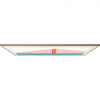 Rama Bej stil modern pentru TV Samsung The Frame 50LS03A model 2021
