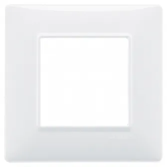 Rama decorativa Vimar Plana 14642.01, 2M plastic, Alb