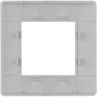 Rama decorativa Vimar Plana 14642.01, 2M plastic, Alb
