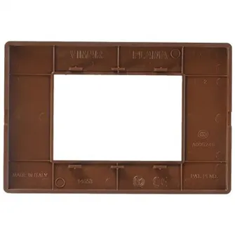 Rama decorativa Vimar Plana 14653.33, 3M plastic, Makore