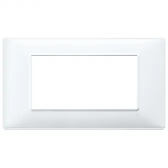 Rama decorativa Vimar Plana 14654.01, 4M plastic, Alb